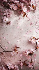 Cherry blossom spring floral arrangement