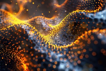 A close-up view of a bright yellow and black striped background, suitable for use in graphic designs or as a visual element