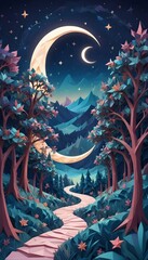 Obraz premium wonderful digital wallpaper