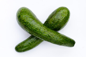 Long avocado fruit, Fresh long neck avocado