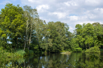 German countryside landscape, Lower Rhine Region