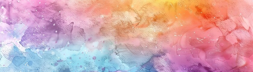 Fototapeta premium Abstract colorful watercolor background with vibrant hues.