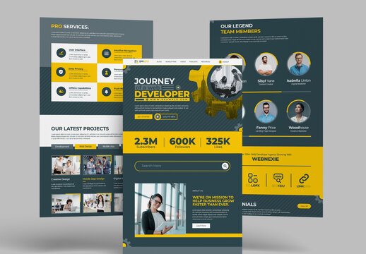 Landing Page Design Layout