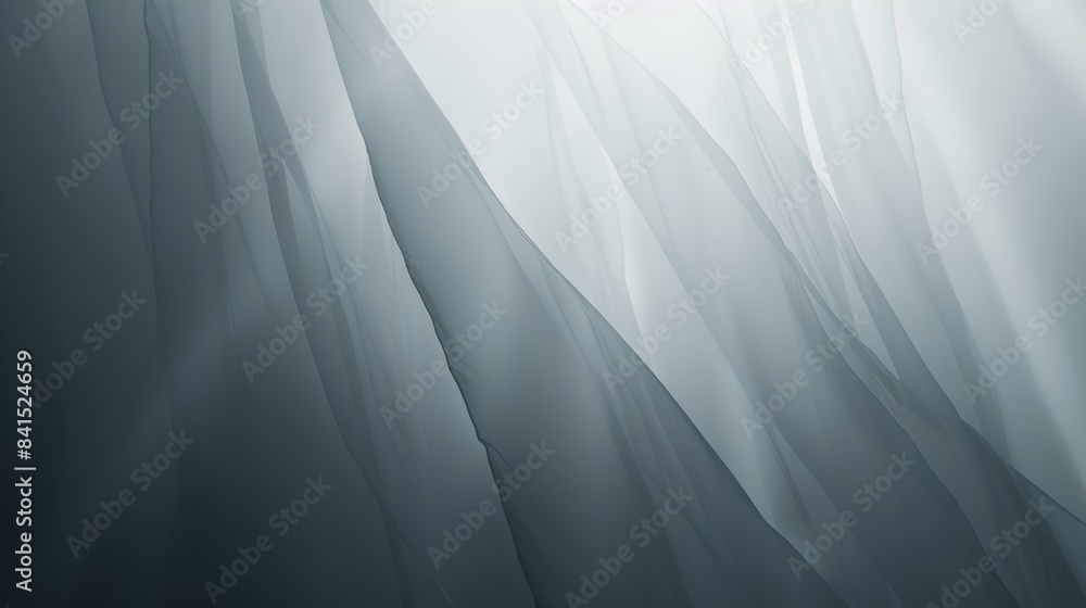 Poster A minimalist image of a soft gray background with a gradient effect, adding depth and dimension to any design.