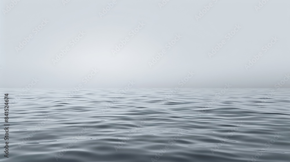 Poster A minimalist image of a soft gray background with a gradient effect, adding depth and dimension to any design.