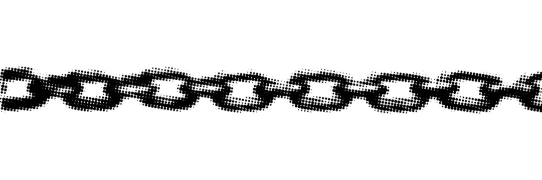PNG Chain halftone design, transparent background