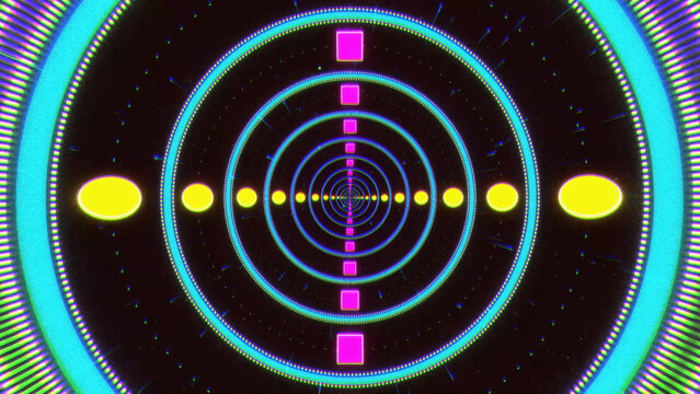 Abstract Tunnel Loop Background 4K 1:1 16:9 9:16