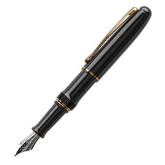 fountain pen isolated on white