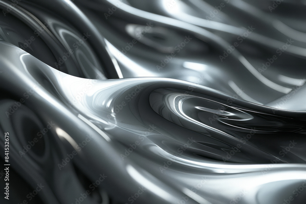Fototapete Dynamic abstract patterns with a sense of vibration and fluidity, drawing the viewers eye,