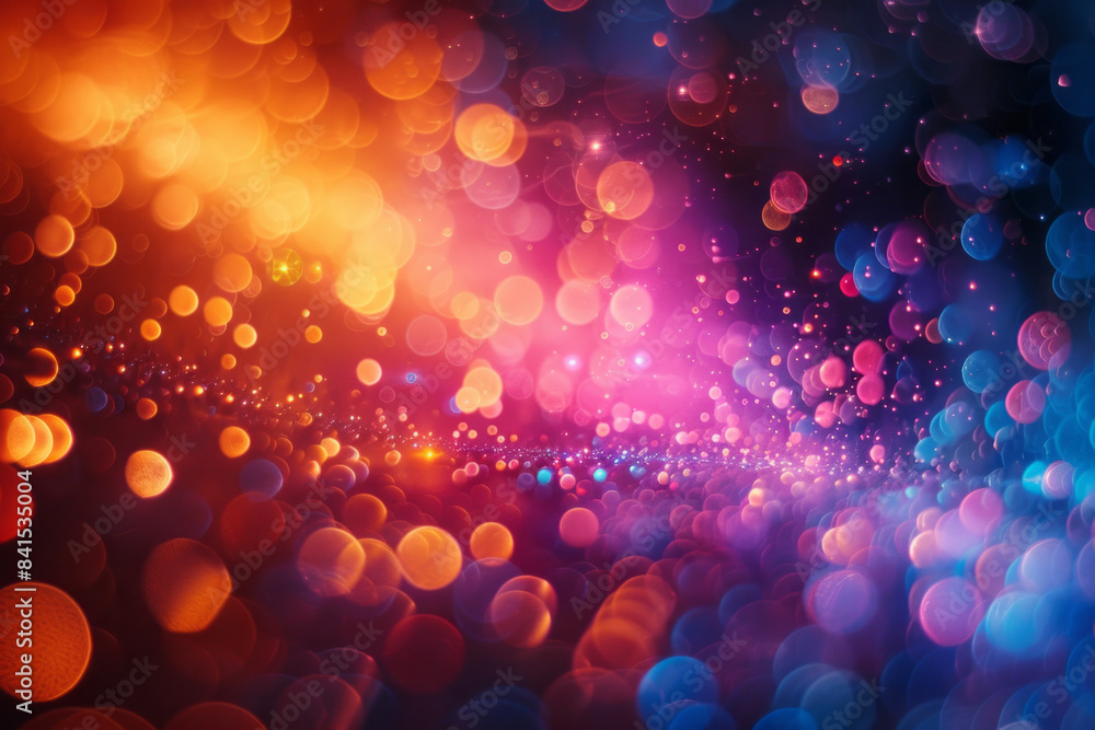 Leinwandbilder light burst with vibrant colors creating a dynamic abstract design,