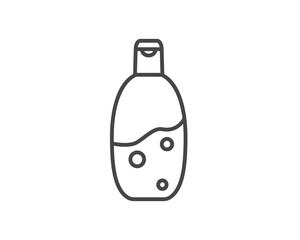 Vector icons of beauty, cosmetics and care. Bottle, jar, shower gel, face cream, body lotion, spray, ointment, paste.