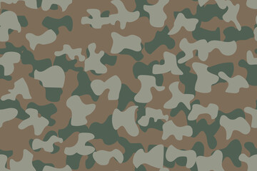 Camouflage Abstract Vector. Fabric Woodland Background. Camo Green Grunge. Digital Khaki Camouflage. Seamless Paint. Beige Modern Pattern. Military Tree Splash. Dirty Camo Paint. Vector Grey Texture.