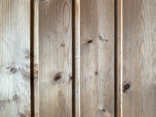 solid wooden battens wall pattern background with natural color finishing