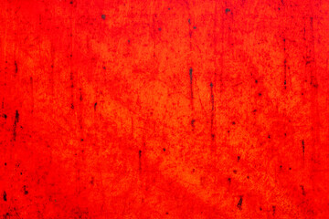 The walls of the room are red as the background.