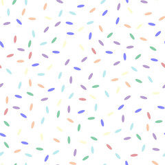 Geometric Vector Oval Confetti. Rainbow Cool Effect Pattern. Flying Explosion Paint. Halftone Geo Fun Texture. Blast Fun. Seamless Holiday Icon. Abstract Flying Fun. Rainbow Happy Color Background.