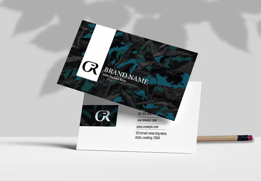 Creative Textured Business Card