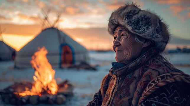 A Nomadic Evening in the Mongolian Steppe