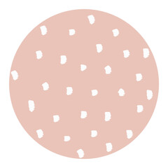 Minimal polka dot doodle social story highlight sticker overlay