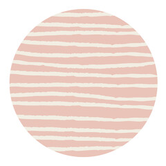 Horizontally striped doodle social story highlight sticker overlay