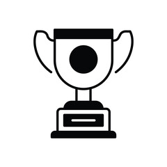 Trophy vector icon