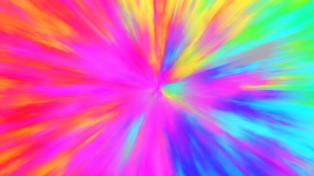 Colorful Psychedelic 60s 70s Loop Background 4K 1:1 16:9 9:16