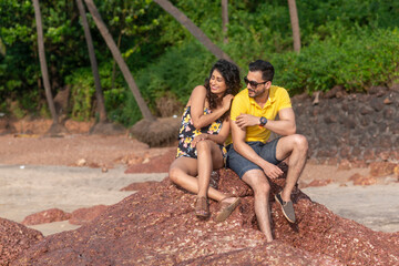 two women on the beach