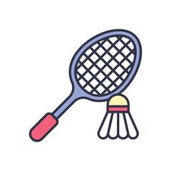 Badminton vector icon