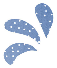 Blink png cute paper cut icon, transparent background