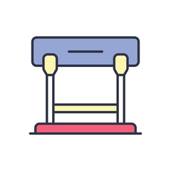 Dodgeball vector icon
