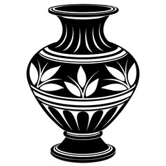 vase vector silhouette illustration svg