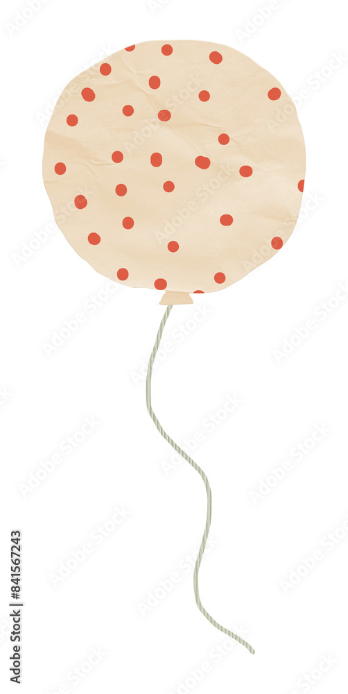 Canvas Prints balloon png cute paper cut icon, transparent background