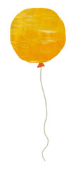 Balloon png cute paper cut icon, transparent background © Rawpixel.com