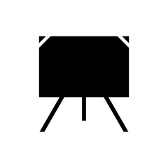 Painting canvas icon with simple and modern design 