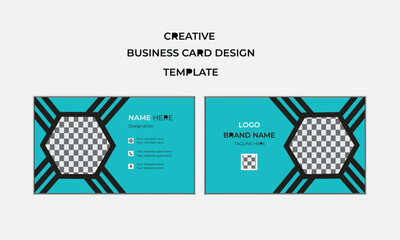 modern visiting card and simple business card template.