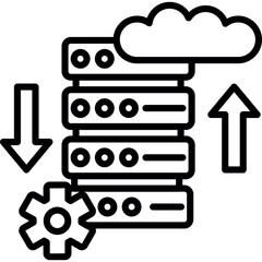 Cloud Management Icon