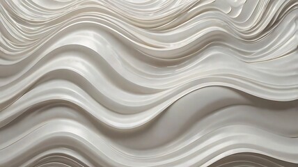 Obraz premium White classy waves of swirl backdrop