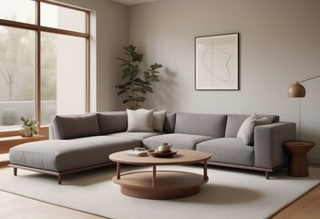 Photo modern style conceptual interior room 3d illustration