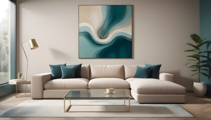 Photo modern style conceptual interior room 3d illustration