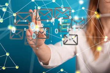 Mail Communication Connection message to mailing