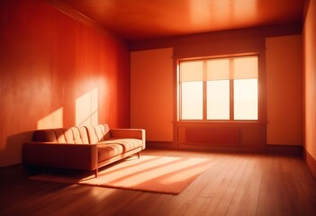 Photo modern style conceptual interior room 3d illustration