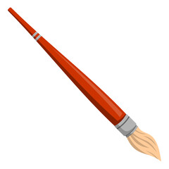 Paint brush vector isolated on white background