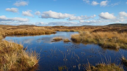 The air above the peat bog is filled with the unmistakable smell of ane gas.