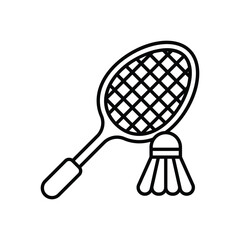 Badminton vector icon