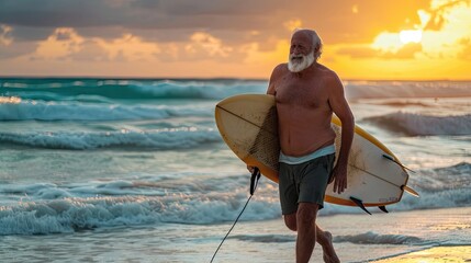 Golden Hour Surfer