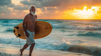 Golden Hour Surfer