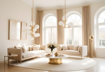 Photo modern style conceptual interior room 3d illustration