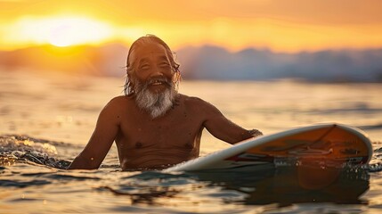 Golden Hour Surfer