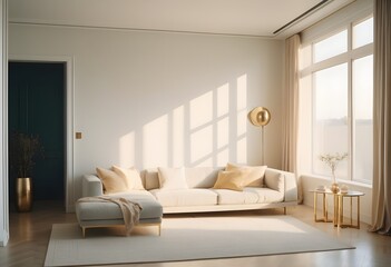 Photo modern style conceptual interior room 3d illustration