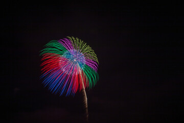 新年を祝う花火