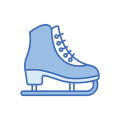 Ice Skating vector icon